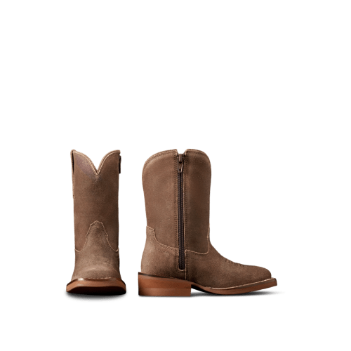The Doc Toddler Cowboy Boot - gravel suede | Tecovas