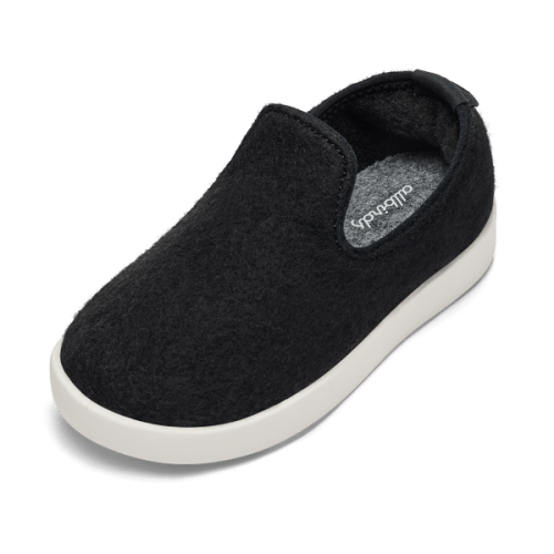 Smallbirds Wool Loungers - Little Kids - Natural Black (Blizzard Sole)