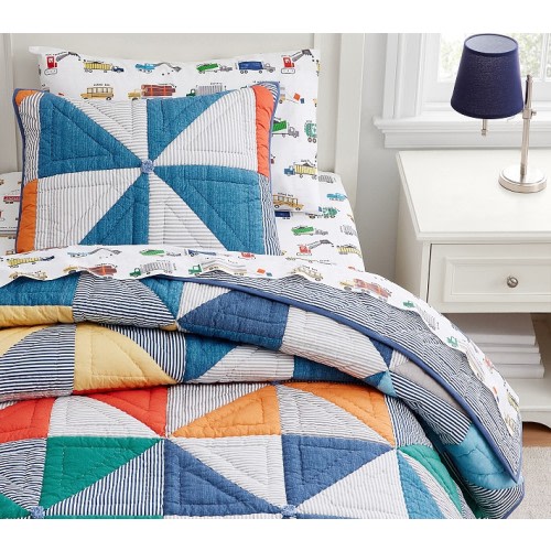 Pinwheel Quilt & Sham | Pottery Barn Kids