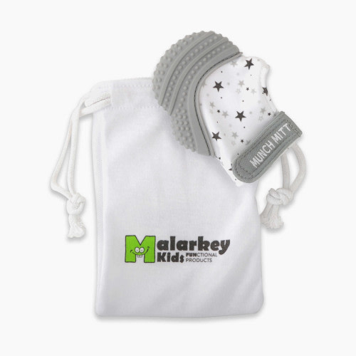 Malarkey Kids Munch Mitt - Grey/Stars