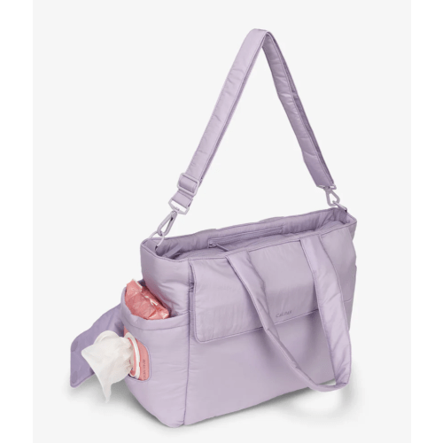 Diaper Tote Bag with Laptop Sleeve - ORCHID