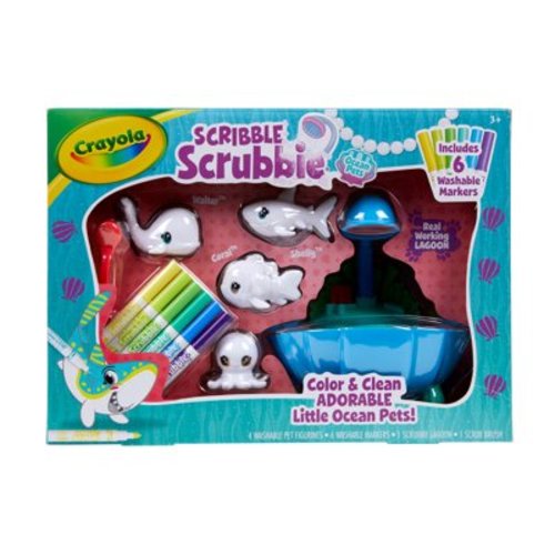 Crayola Scribble Scrubbie Ocean Pets Tub Set