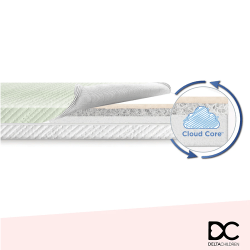Spring Breeze Mattress - Breathable Baby Crib and Toddler Mattress wit | Delta Children