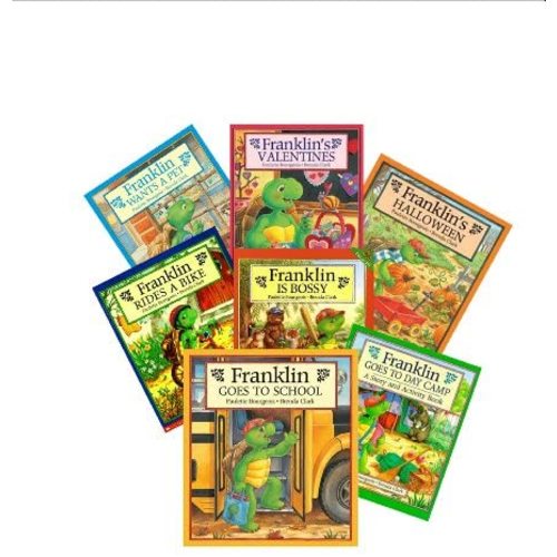 Franklin the Turtle Books (7) : Hurry up Franklin - Franklin & the Hero - Franklin Fibs - Franklin's Class Trip - Franklin Has a Sleep Over - Franklin's Thanksgiving - Franklin Goes to School (Book Sets for Kids : Storybook Collection)