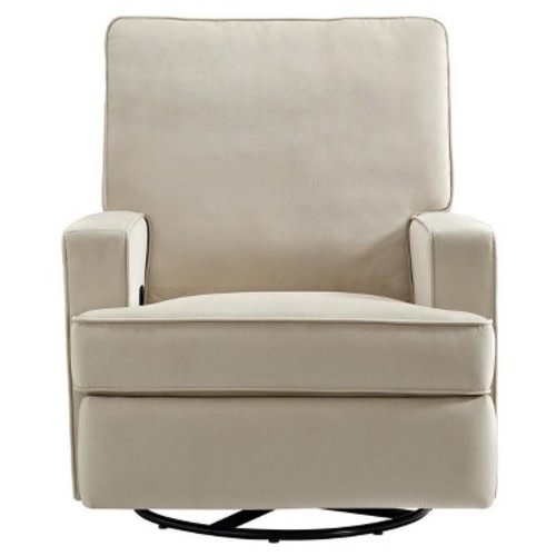 Baby Relax Addison Swivel Gliding Recliner, Color: Beige