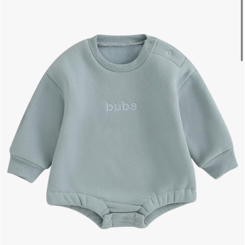 VISGOGO Newborn Infant Baby Boy Girls Oversized Romper Little Dude Sweater Onesie Coming Home Outfit Neutral Clothes