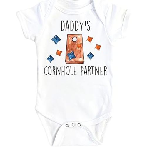 Cornhole Buddy - Baby Boy Girl Clothes Infant Bodysuit Funny Cute Newborn