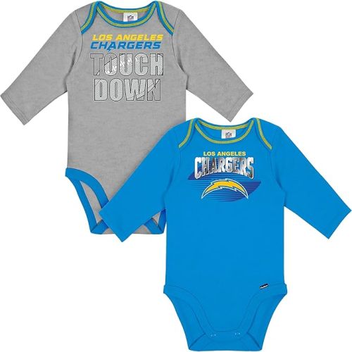 Gerber Baby NFL Team 2 Pack Long Sleeve Onesie Bodysuit