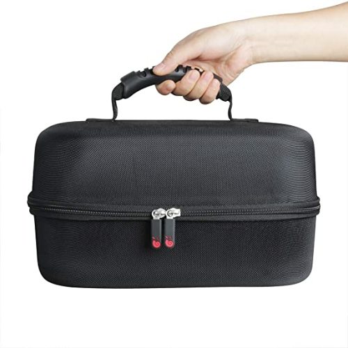 Hermitshell Travel Case for Spectra Baby USA S1 Plus / S2 Plus Premier Electric Breast Pump (Black+Blue) - Black+blue