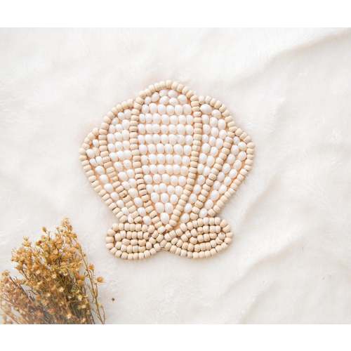 Sea Shell Wall Decor, Boho Nursery Wall Decor, Baby Girl Decoration Room, Seashell Nursery Decor, Boho Beach Nursery Decor, Ocean Baby Decor