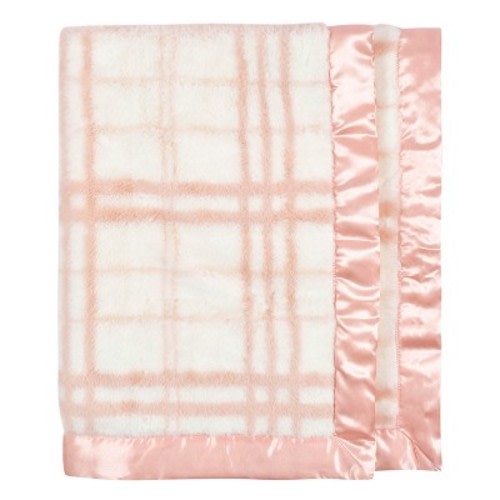 Just Born Baby Plaid Plush Blanket