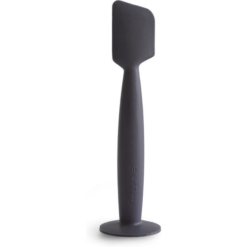 mushie Diaper Cream Applicator Soft Silicone with Suction Base (Navy)