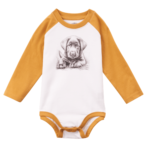 Outdoor Kids Graphic Raglan Long-Sleeve Bodysuit for Babies