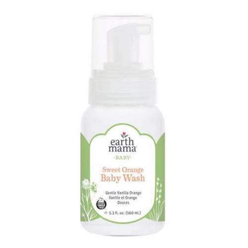 Earth Mama Plant-based scentless Baby Wash Castile Soap
