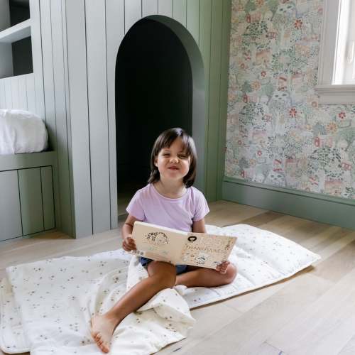 Organic Cozy Comfort Nap Mat - Bloom