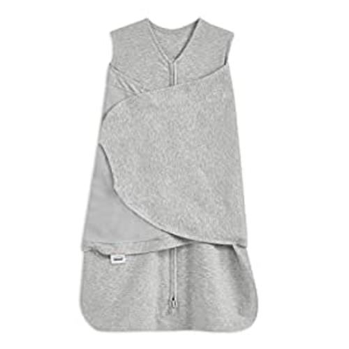 Amazon.com: HALO 100% Cotton Sleepsack Swaddle, 3-Way Adjustable Wearable Blanket, TOG 1.5, Heather Grey, Small, 3-6 Months : Baby