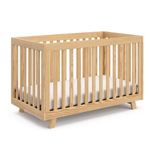Storkcraft Beckett 3-in-1 Convertible Baby Crib, Natural