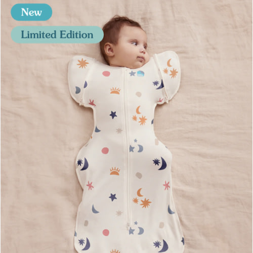 Swaddle Up™ Transition Bag 1.0 TOG Organic Cotton Buff Lunar
