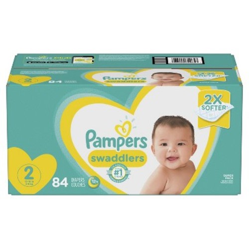Pampers Swaddlers Diapers Super Pack (Select Size), Size: Size 2 (84 Count)