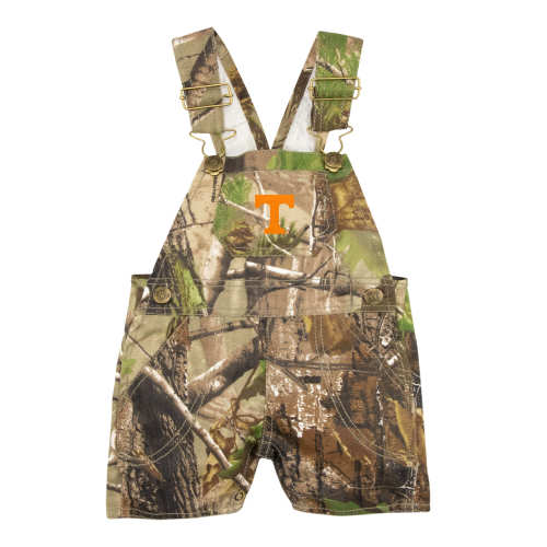 Tennessee Volunteers Camo Short Leg Overall | College Baby