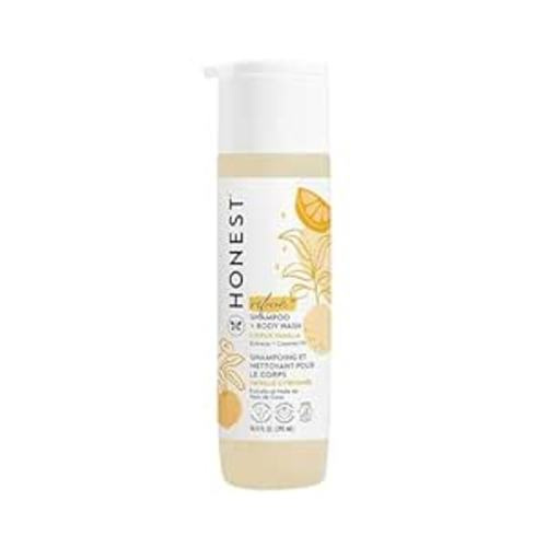 The Honest Company 2-in-1 Cleansing Shampoo + Body Wash, Citrus Vanilla Refresh, 10 fl oz