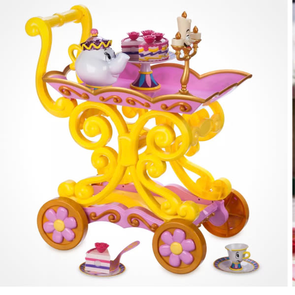 Belle ''Be Our Guest'' Singing Tea Cart Play Set – Beauty and the Beast | Disney Store