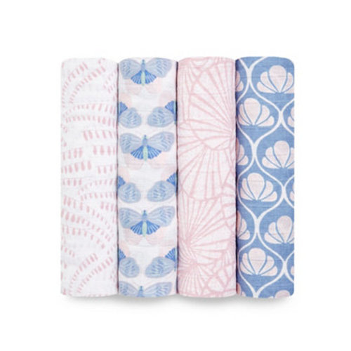 aden by aden + anais Baby Girls Deco Swaddle Blankets, Pack of 4 - Macy'sBack ButtonFilter Button