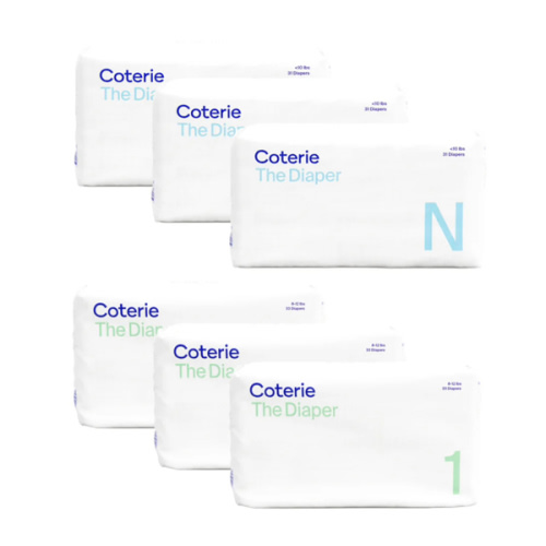 Newborn Ultra Soft Diapers Starter Kit, 1-Month Supply | Over The Moon