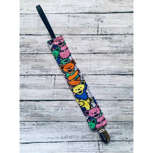 Rock N Roll Band Baby Pacifier Clip Toddler Music Boy Girl