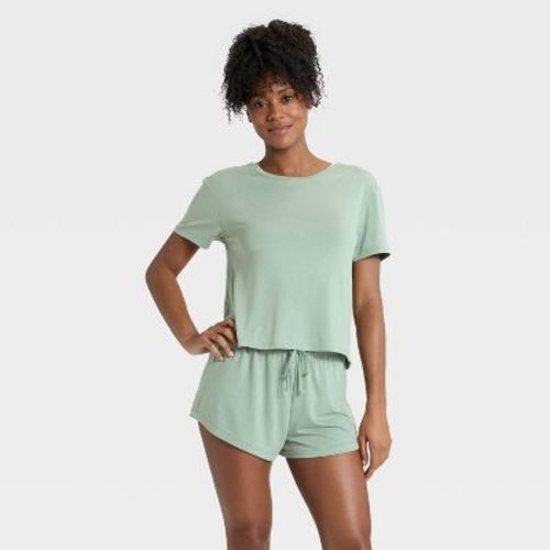 Women's Cooling Jersey Pajama T-Shirt - Auden™ Green M