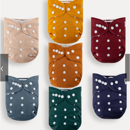 Nora’s Nursery Cloth Diaper Set - Pacific Neutrals