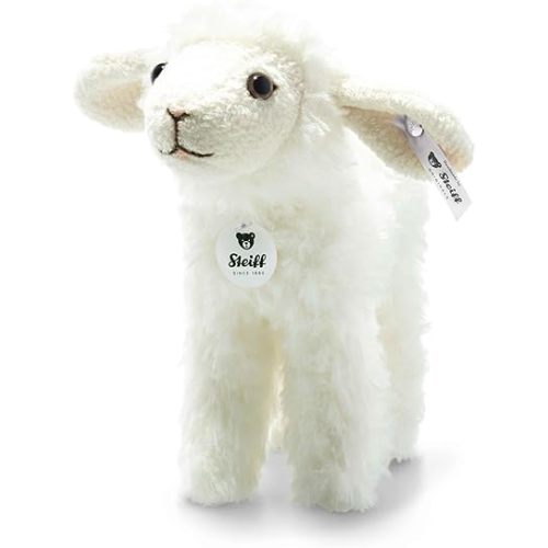 Steiff Anni Lamb 16 cm Cuddly Toy for Children Soft & Cuddly Washable Cream (074233)