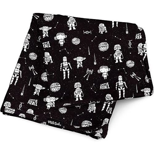 Milk Snob Disney Baby Blanket - Soft, Secure, and Stylish Swaddle Blanket for Newborns to Toddlers - A Versatile Receiving Blanket for Boys & Girls - 34" x 34" (Little Rebel)
