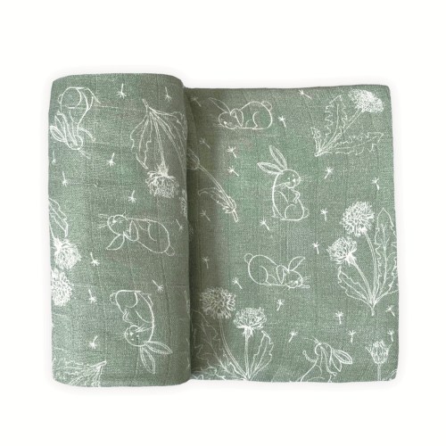 Bamboo Swaddles| Bunny and Dandelion