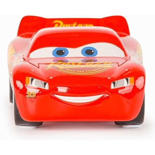 Jay Franco Disney Pixar Cars Lighting McQueen Ceramic Piggy Bank - Kids Room Decor & Racecar Coin Bank - Children's Learning Resource