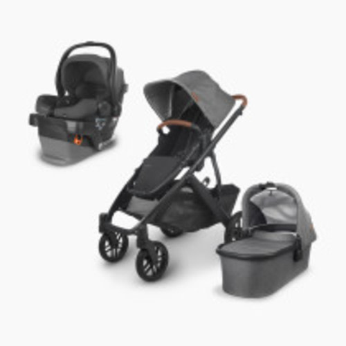 UPPAbaby MESA V2 Infant Car Seat & VISTA V2 Stroller Travel System - Mesa V2 Greyson/Vista V2 Greyson