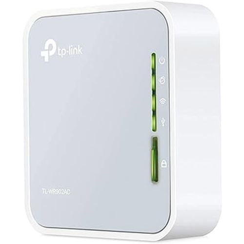 TP-Link AC750 Wireless Portable Nano Travel Router(TL-WR902AC) - Support Multiple Modes, WiFi Router/Hotspot/Bridge/Range Extender/Access Point/Client Modes, Dual Band WiFi, 1 USB 2.0 Port