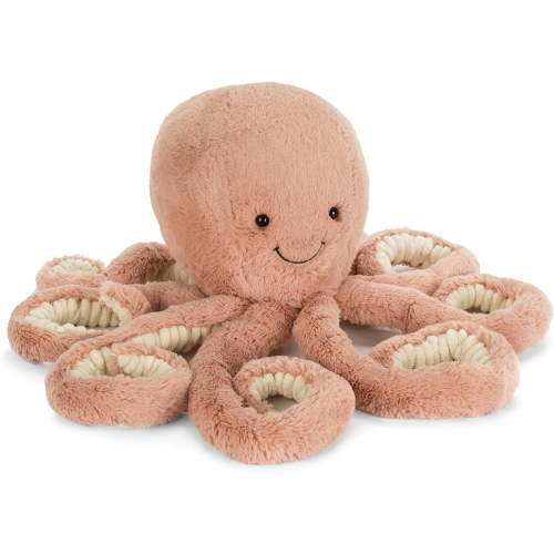 Jellycat Odell Octopus Stuffed Animal, Large 18.5 inches - Ocean and Sea Plush Toy - Classic Children's Gift