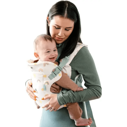 Infantino Flip Advanced 4-in-1 Carrier - Ergonomic, Convertible, face-in and face-Out Front and Back Carry for Newborns and Older Babies 8-32 lbs, Rainbow