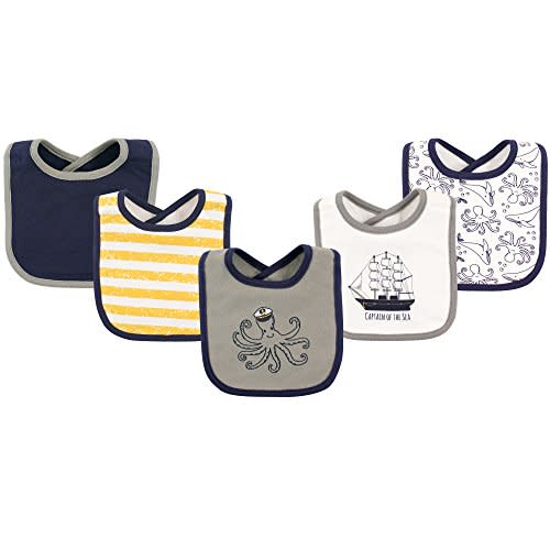 Hudson Baby Unisex BabyCotton Bibs