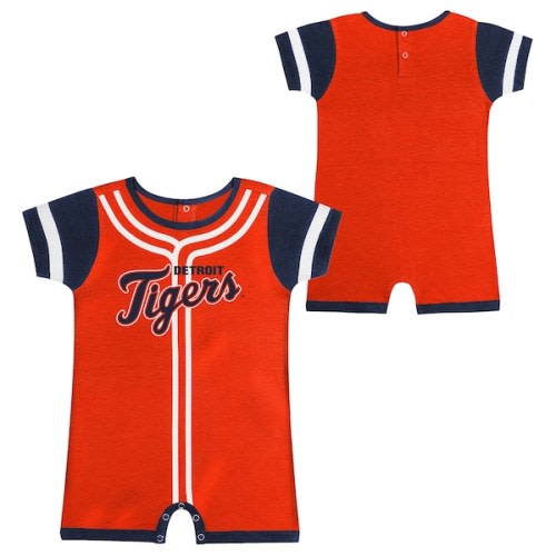 Detroit Tigers Fanatics Newborn & Infant Fast Pitch Romper - Orange