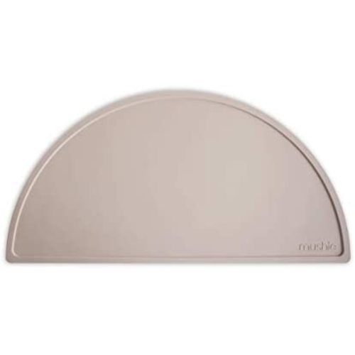 mushie Silicone Placemat for Kids | BPA-Free Non-Slip Design (Shifting Sand)