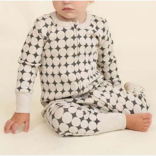 Organic 2-Way Zip Romper, Mod Dots - Makemake Organics | Maisonette