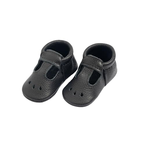 Freshly Picked First Pair Baby Girl Mary Jane Shoes - Leather Baby Moccasins - Soft Sole Baby Shoes, Infant Shoes, Crib Shoes