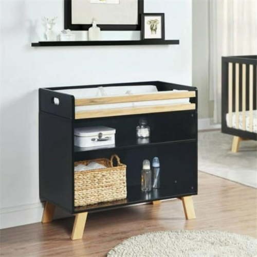 Suite Bebe Livia Multi Purpose Changing Table, Black & Natural