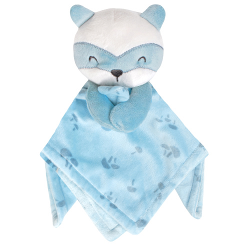 Modern Moments by Gerber Baby & Toddler Girl or Boy Plush Security Blanket, Blue Fox