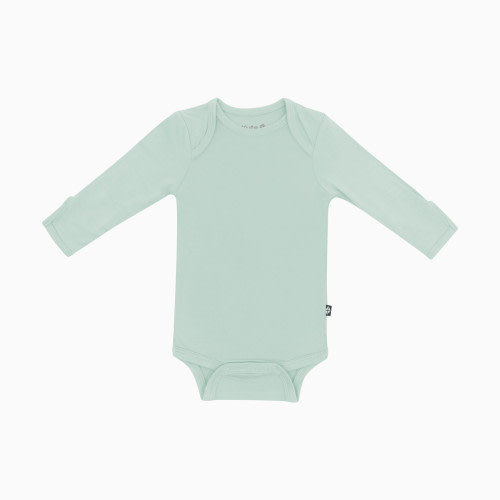 Kyte Baby Long Sleeve Bodysuit - Sage, 0-3 M