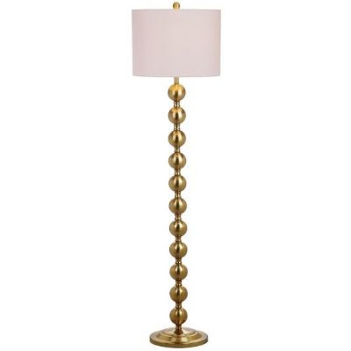 Reflections Stacked Ball Floor Lamp - Lit4330 - Brass - Safavieh