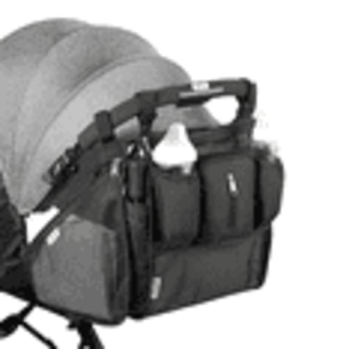 Sunveno Universal 2 in 1 Insulated Cup Holders Stroller Organizer, Black