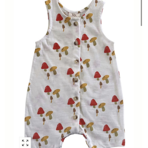 Mushroom / Organic Bay Shortie – SpearmintLOVE